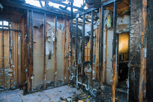 Professional Fire Damage Repair technician working in Oreland, PA